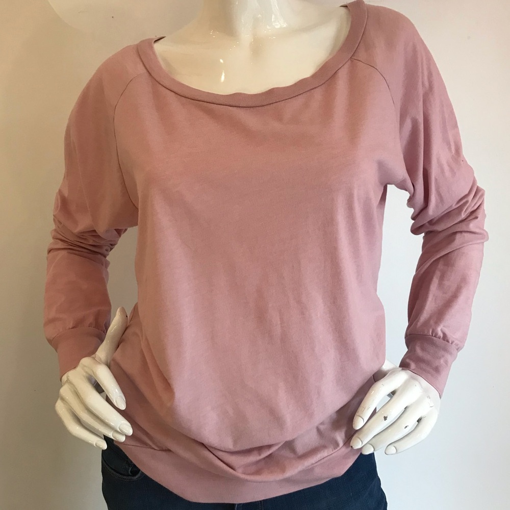 Boat Neck, Long Sleeve T-Shirt